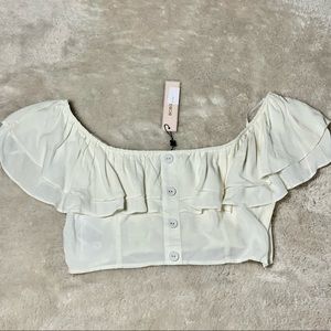 Top BCBG size M white color